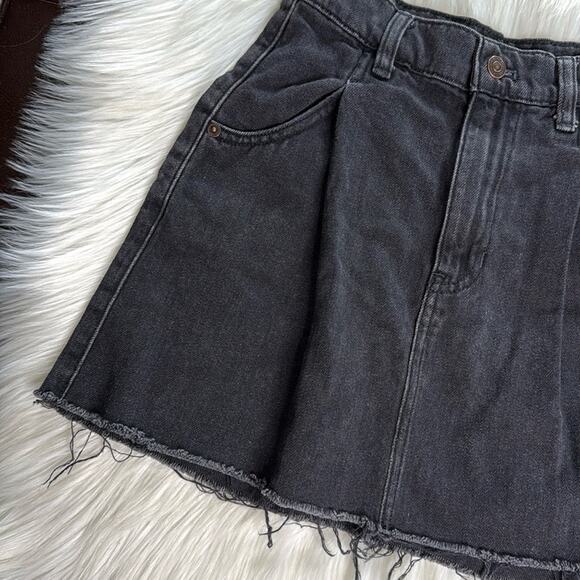 Free People We the Free Black Cosmic Flirt Fringe Mini Skirt - Picture 3 of 6